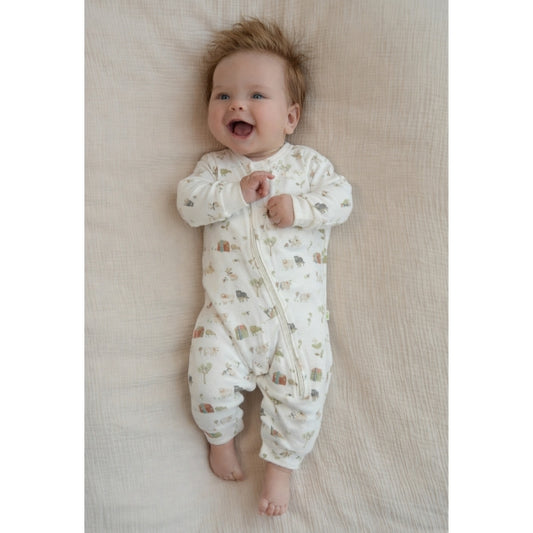 Farm Muster Long Sleeve Zipsuit