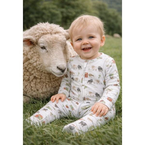 Farm Muster Long Sleeve Zipsuit