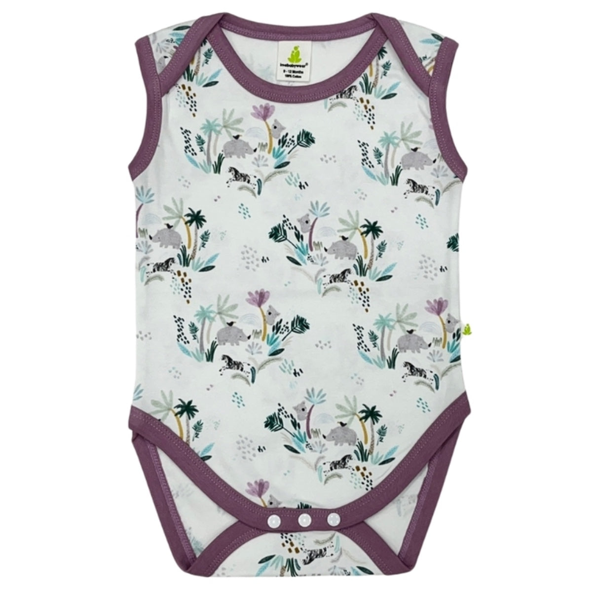 Madagascar Forest Sleeveless Bodsysuit