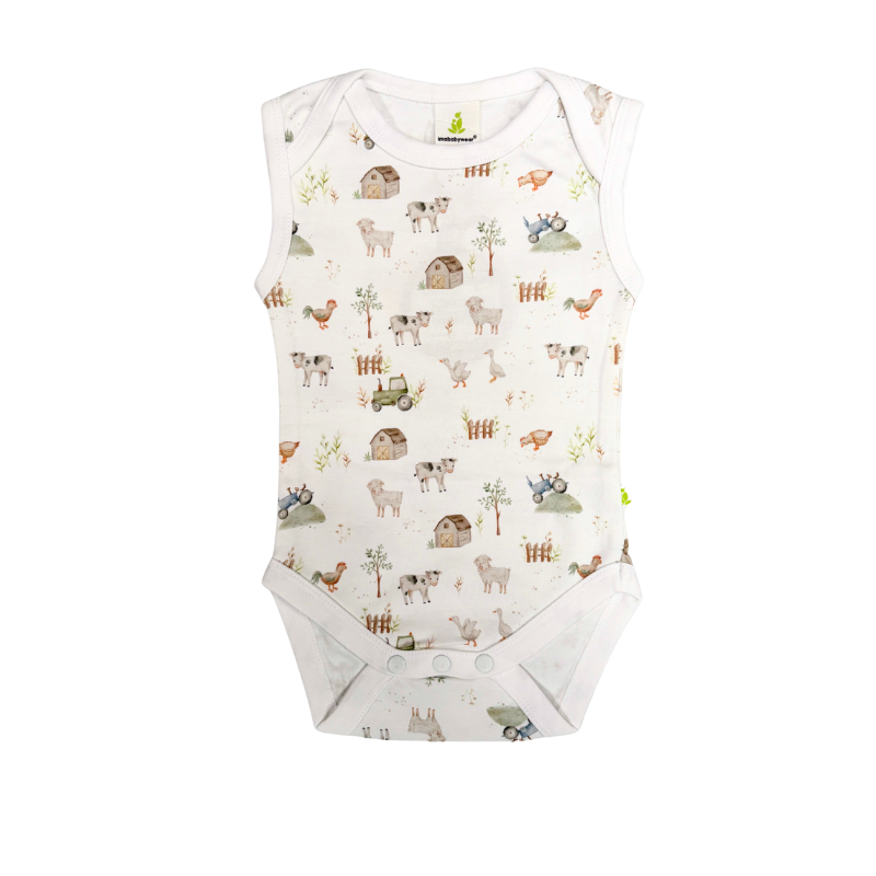 Farm life Sleeveless Bodysuit