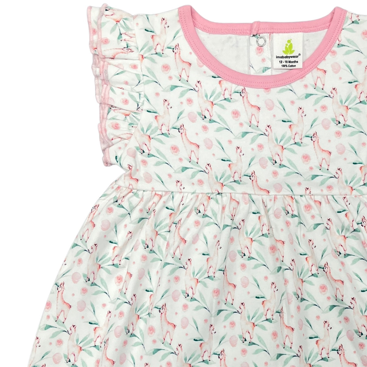 Pink Alpaca Pricilla Short Sleeve Dress