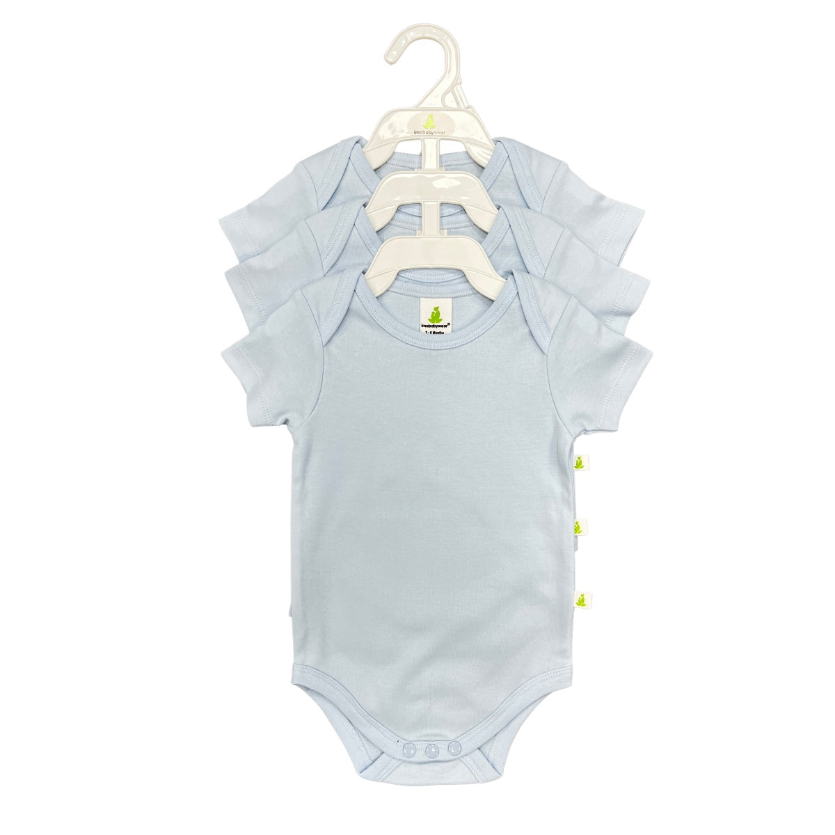 Blue 3 Piece Bodysuit Set