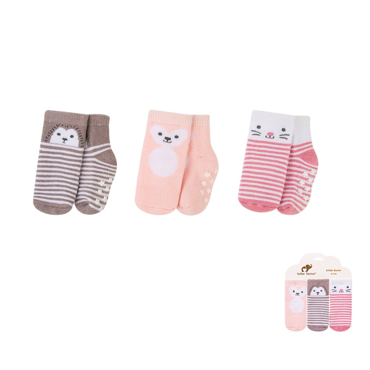 Animal Non Skid Socks