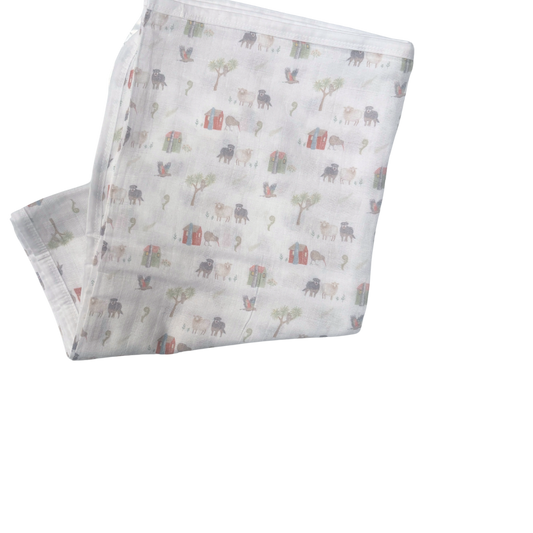 Farm Muster Muslin Wrap