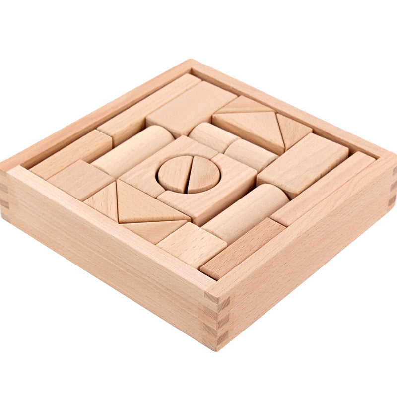 Natural Wooden Building Blocks