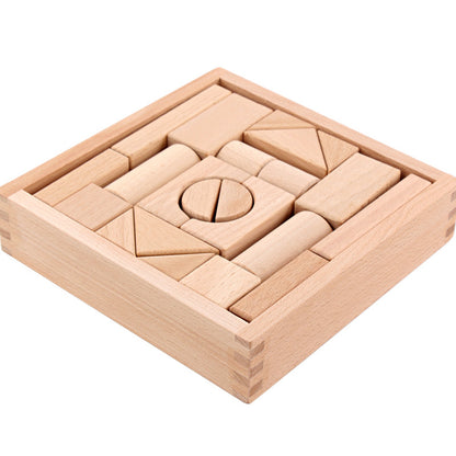 Natural Wooden Building Blocks