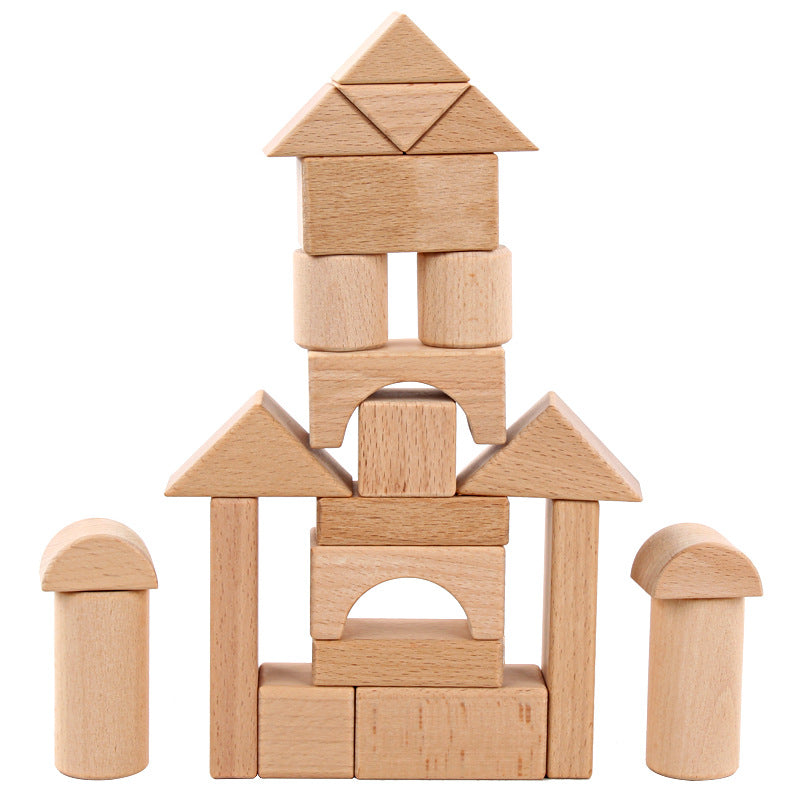 Natural Wooden Building Blocks