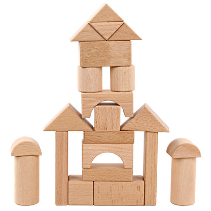 Natural Wooden Building Blocks