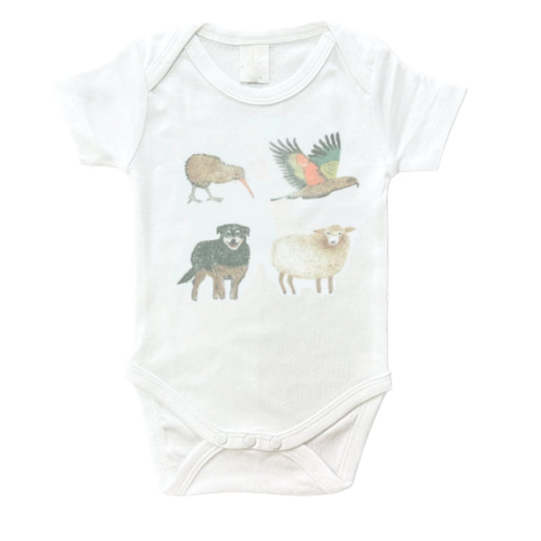 Kiwi Crew Short Sleeve Bodysuit