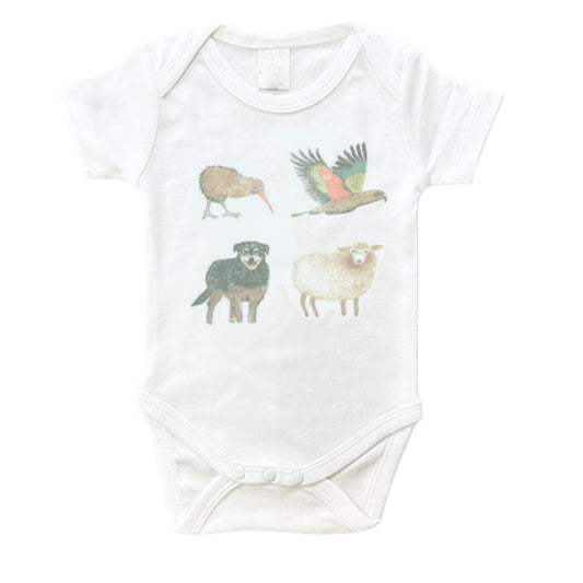 Kiwi Crew Short Sleeve Bodysuit