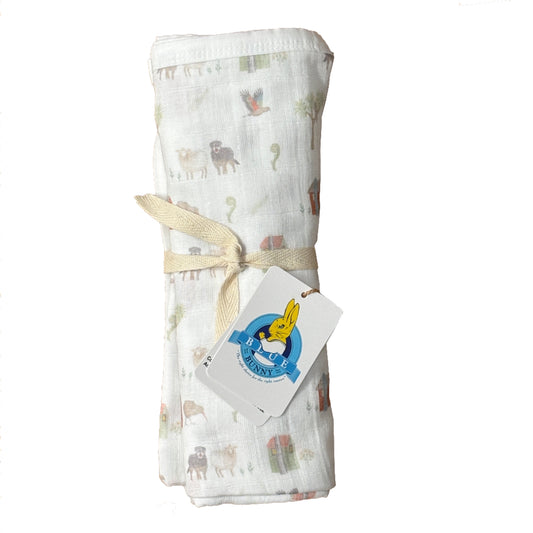 Farm Muster Muslin Wrap