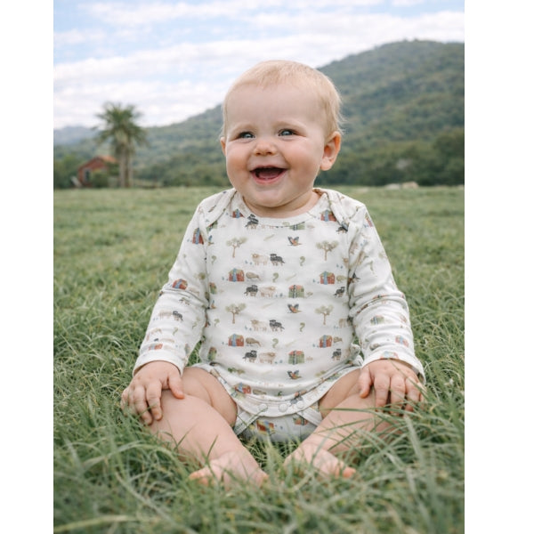 Farm Muster Long Sleeve Bodysuit