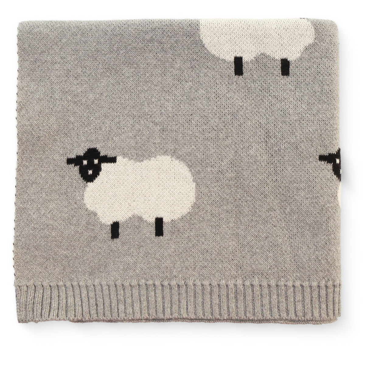 Sheep Knitted Blanket