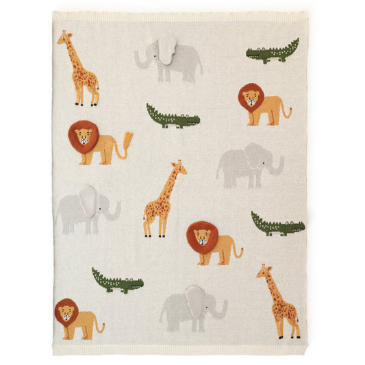 Safari Knitted Blanket