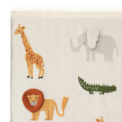 Safari Knitted Blanket
