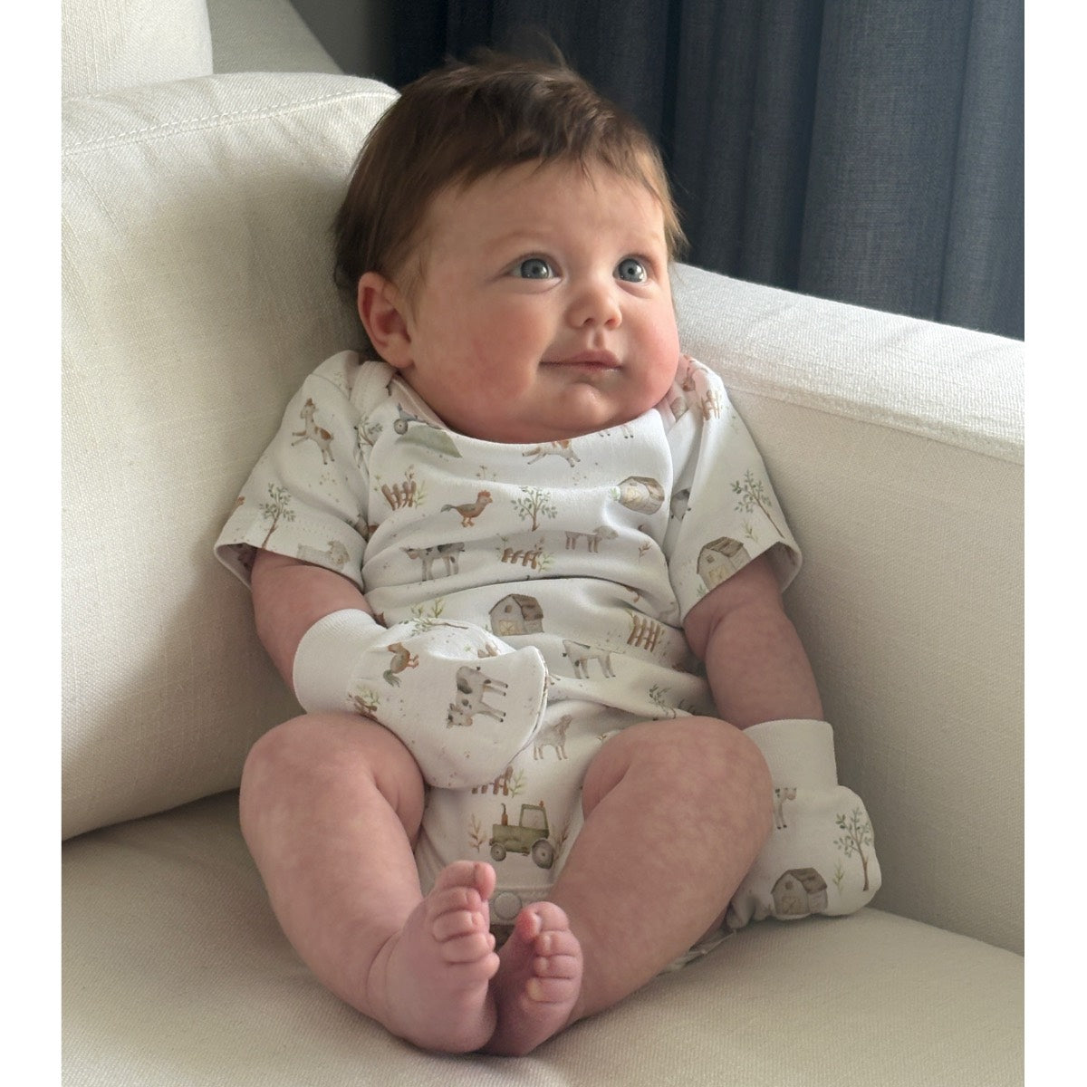 Farm Life Short Sleeve Bodysuit