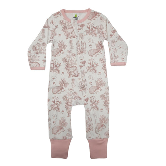 Mushroom Forrest Long Sleeve Zip suit