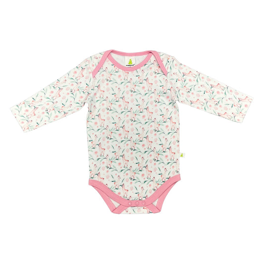 Pink Alpaca Long Sleeve Bodysuit