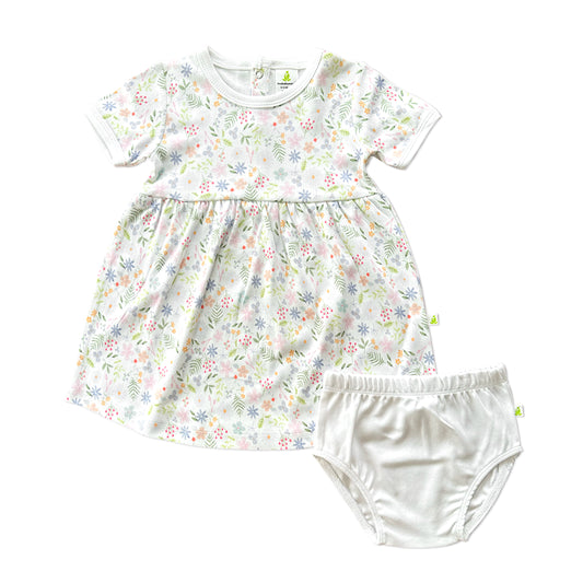 Flower Fairy Pricilla Short Sleeve Dress with Bloomers