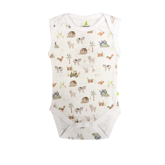 Farm life Sleeveless Bodysuit