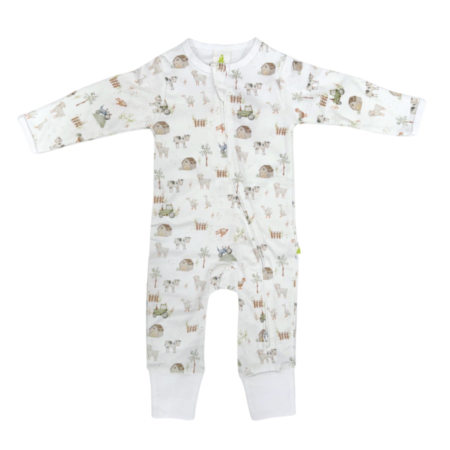 Farm life Long Sleeve Zipsuit