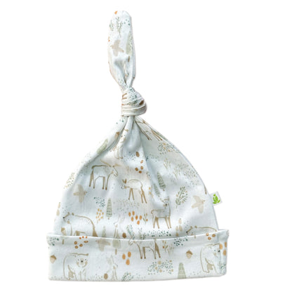 Summer Forest Knotted Beanie