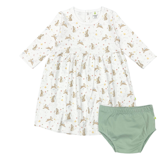 Honey Bunny Pricilla Short Sleeve Dress with Bloomers