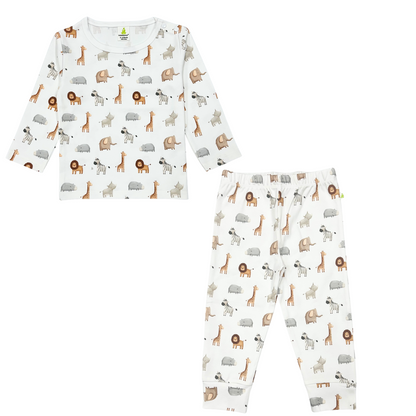 Safari Buddies Long Sleeve Pyjama Set