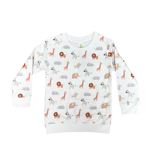 Safari Buddies Cotton Fleece Jumper