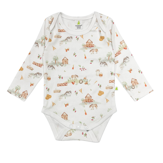 Little Farm Long Sleeve Bodysuit