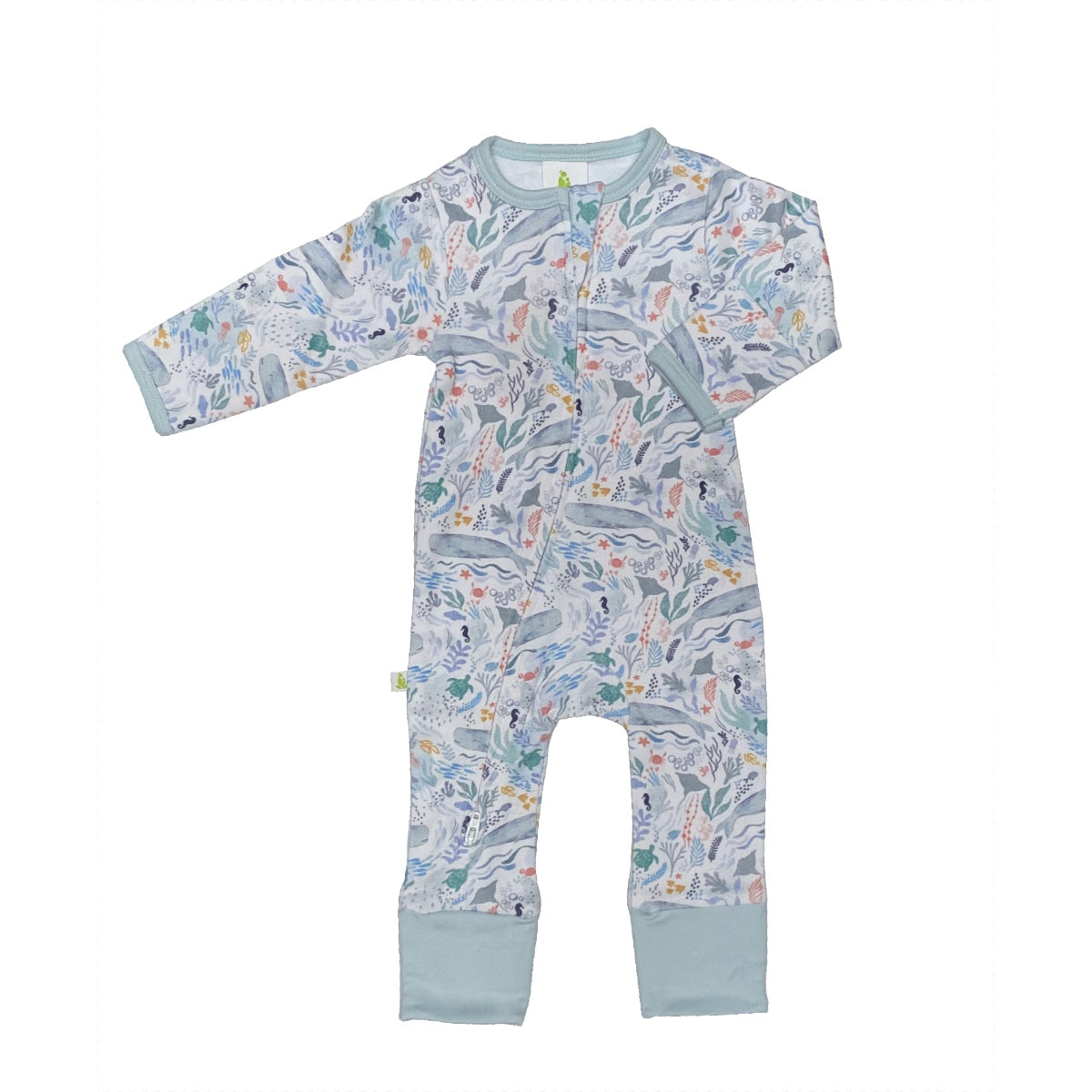 Ocean life Long Sleeve Zip suit