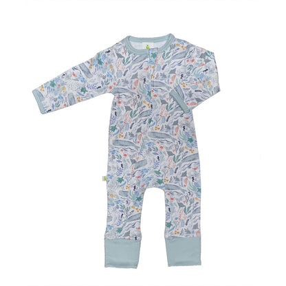 Ocean life Long Sleeve Zip suit