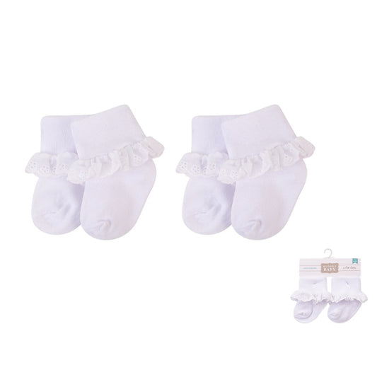 Lace Trim Kids Socks