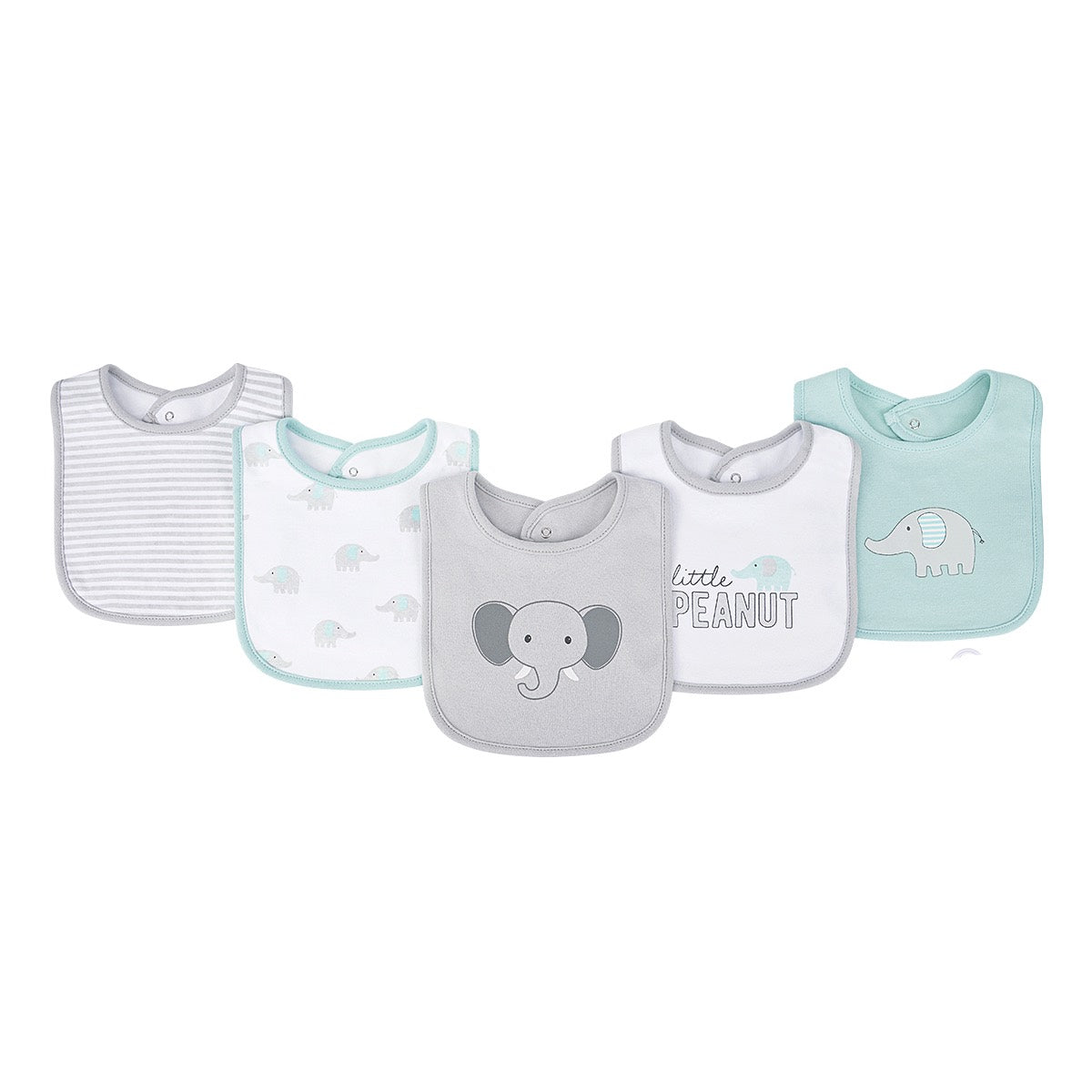 Cotton Bibs 5 Piece Pack