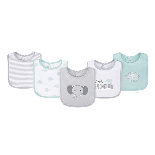 Cotton Bibs 5 Piece Pack