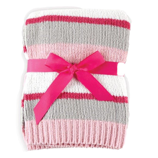 Striped Chenille Blanket