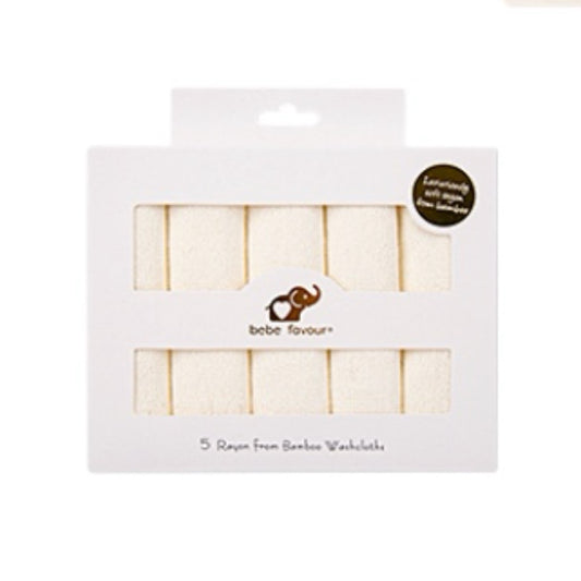 Bamboo Washcloth  Piece  Set