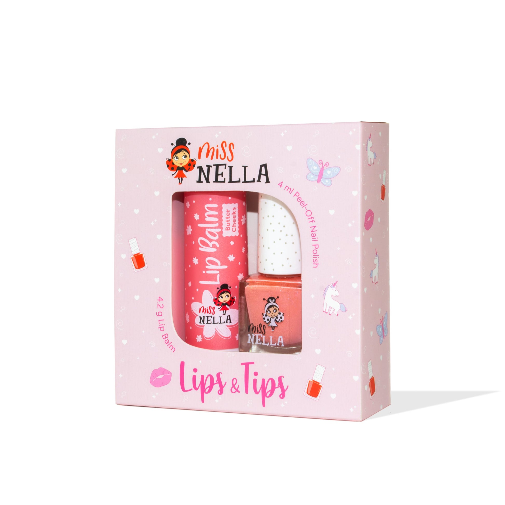 Butter Cheeks Lip & Tips Duo Pack by Miss Nella