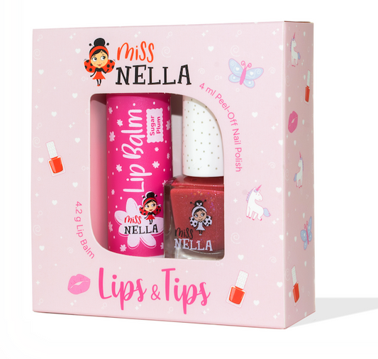 Sugar Plum Lip & Tips Duo Pack by Miss Nella