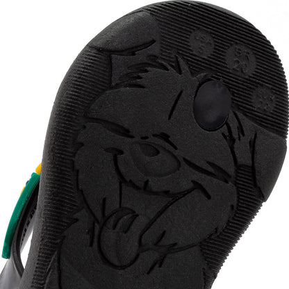 KLIN -Jandals - Black/Green